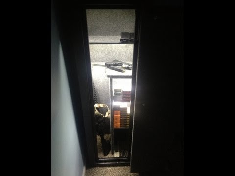Gun Safe Lighting with LED Light Strips -- DIY How To under $75