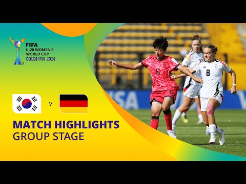 Korea Republic v Germany | FIFA U-20 Women's World Cup Colombia 2024 | Match Highlights