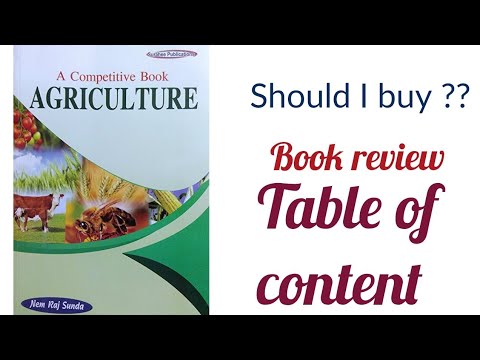 Review on a competitive book of agriculture