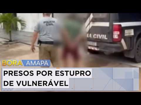 Três homens são presos por estupro de vulnerável durante operação em Mazagão