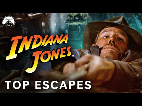 Indiana Jones’ Top Escapes (Compilation) feat. Harrison Ford | Paramount Movies