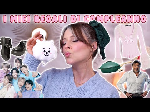 Tutti i miei REGALI di COMPLEANNO 🎁