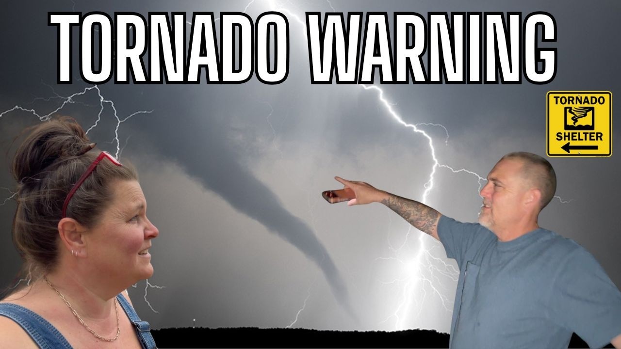 Inside the Beggs Oklahoma EF3 Tornado – Taking Shelter as the Storm Moves In