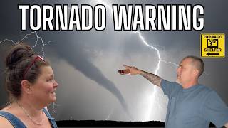 Inside the Beggs Oklahoma EF3 Tornado – Taking Shelter as the Storm Moves In