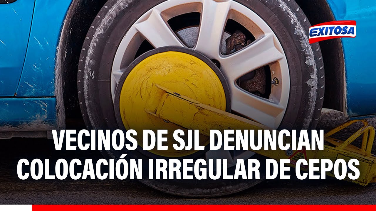 🔴🔵 SJL: Vecinos denuncian colocación irregular de cepos y multas en la Av. Gran Chimú
