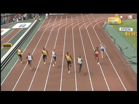 Men's 200m final - Osaka 2007 - 50 fps