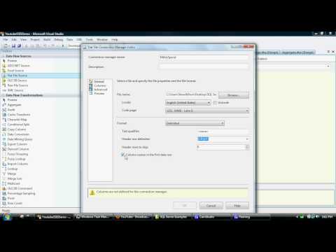 Demonstration of Multicast transformation in SQL Server Integration Services (SSIS)