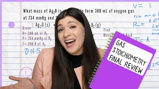 Step by Step Gas Stoichiometry - Final Exam Review