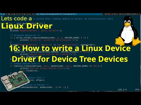 Let's code a Linux Driver - 16: How to write a Linux Device Driver for a Device Tree Devices
