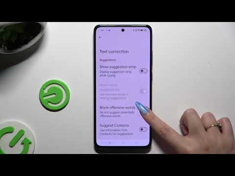 OPPO RENO12 FS - How to Enter Text Correction Options | Customize Text Input