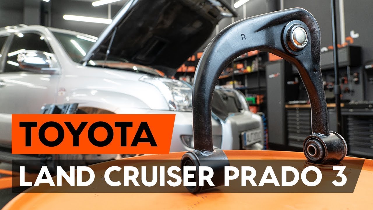 Jak vyměnit přední horní rameno na Toyota Prado J120 – návod k výměně