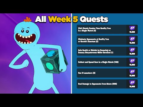 Fortnite All Week 5 Season Quests Guide - Chapter 3 Season 4