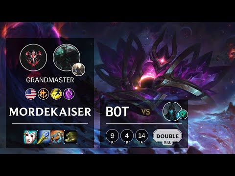 Mordekaiser Bot vs Kalista - NA Grandmaster Patch 10.16