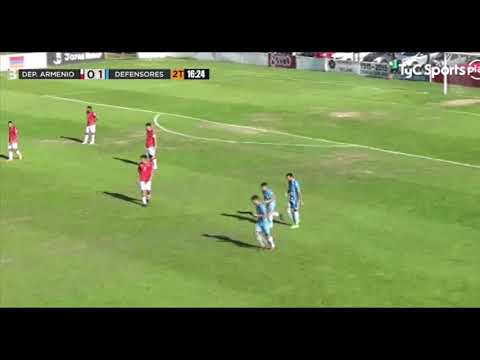 B Metropolitana: así fue el gol de "Piti" Gómez para el triunfo de Defensores Unidos de Zárate