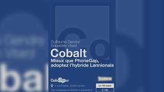 preview picture of video 'Cobalt, un framework hybride made in Lannion'