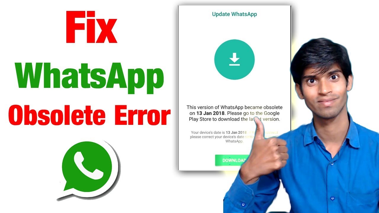 WhatsApp Obsolete Error Fix | Why this happening in Xiaomi Smartphones.
