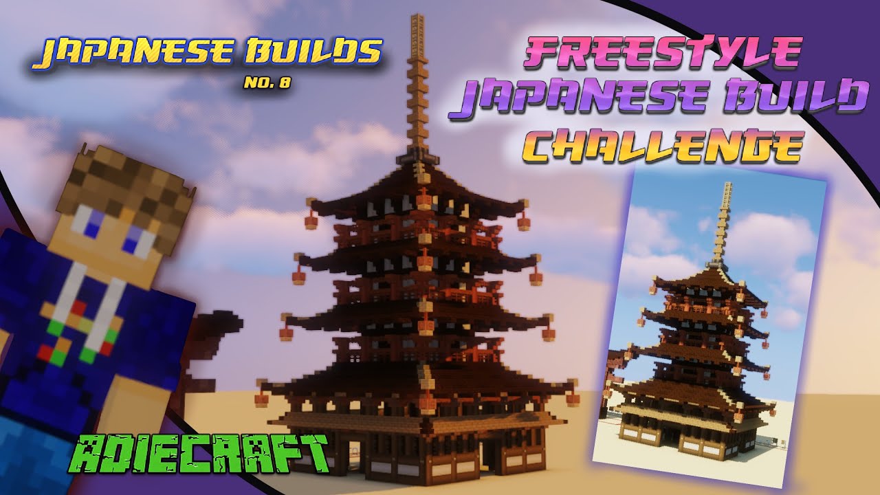 minecraft japanese pagoda tutorial｜TikTok Search