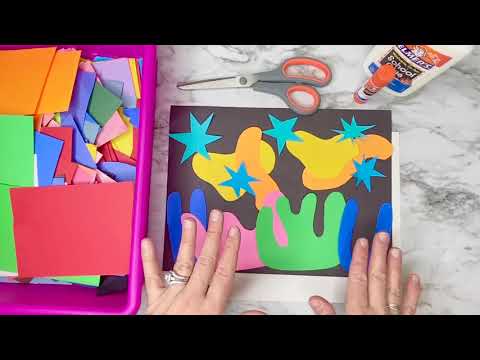 Matisse Paper Cut Outs Tutorial For Kids
