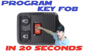 1995-2008 Ford keyless entry programming in 20 seconds
