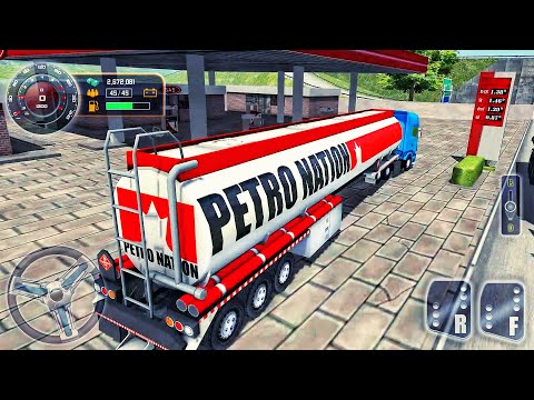 Oil Tanker Transporter Truck Simulator - Cargo Driver Delivery (2020) - Best Android Gameplay