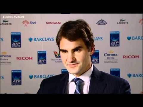 Federer 2010 Barclays ATP World Tour Finals Preview Interview