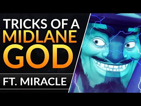 The INSANE MIDLANE Tricks of Miracle - How to ALWAYS WIN MID - Storm Spirit Tips - Dota 2 Pro Guide