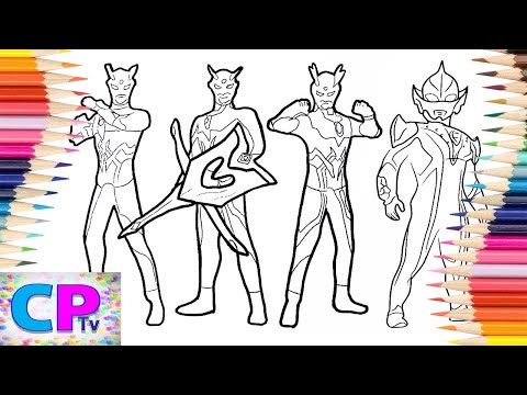 Ultraman Zero,Ultraman Hikari/Ultraman Zero with Armor Coloring Pages/RUD - Future [COPYRIGHT FREE]