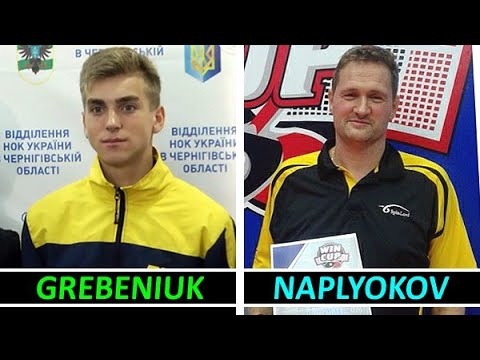Naplyokov Alexei - Grebeniuk Andrei, Ukraine CTTC 2021-12, play against short pips FH & BH defence