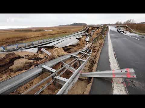 A 20 Auch Gegenfahrbahn weggebrochen  NDRde   Nachrichten   Mecklenburg Vorpommern