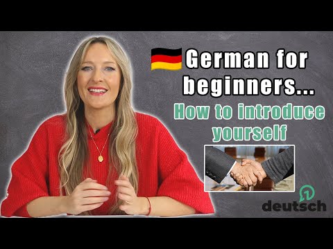 How to introduce yourself in 🇩🇪German I 🇩🇪German explained in 🇬🇧English