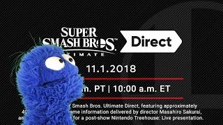Smash Ultimate Direct 11/1/18 Live Reaction and Commentary