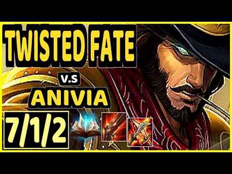STROMPEST (TWISTED FATE) vs ANIVIA - 7/1/2 KDA MID GAMEPLAY - NA Ranked GRANDMASTER