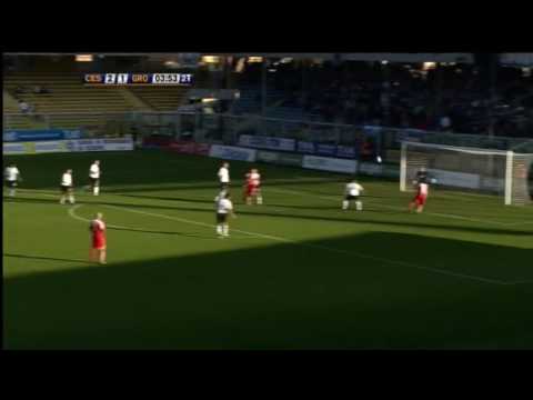 Cesena 2 - 2 Grosseto  HIGHLIGHTS 11ª GIORNATA DI SERIE B 24 10 2009 HQ