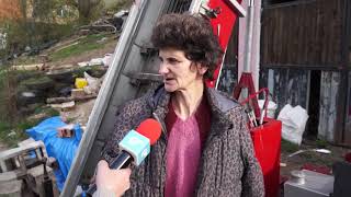 Пострадалата от вятъра къща скоро ще има покрив