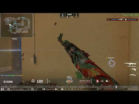 Ace rotineiro - CS2 Mirage Premier