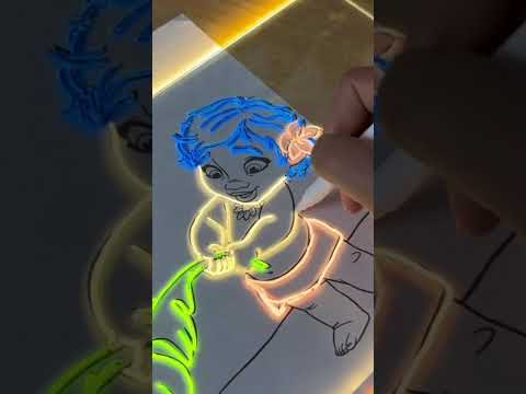 Доска-планшет для рисования 3D 30×20 см AC Prof 4921 - LED ночник, световая доска для детского творчества, питание USB - фото 1 - id-p2664305595
