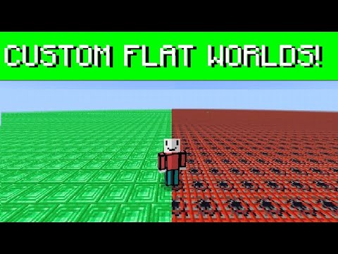 How To Create Custom Flat Worlds in Minecraft Bedrock (1.20)