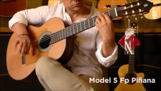 Test of the Alhambra guitar 5 Fp OP Pinana model