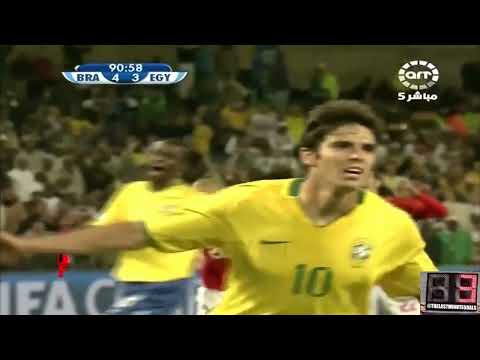 LATE GOAL of Ricardo Kaká (Brazil) v Egypt at 90 ／ 2009 FIFA Confederations Cup GS MD1