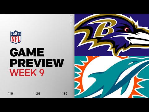 Baltimore Ravens vs Miami Dolphins | Week 9 Game Preview