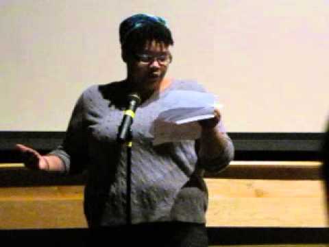 Tiffany Bellfield Poem at Soul Food Junkies film screening