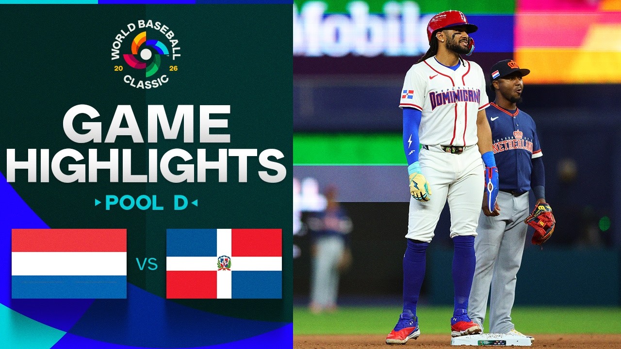 Netherlands vs. Dominican Republic 2026 World Baseball Classic | Game Highlights
