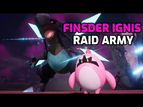 Palworld: Finsider Ignis Raid Army vs Xenolord (Ultra) & Blazamut (Ultra)