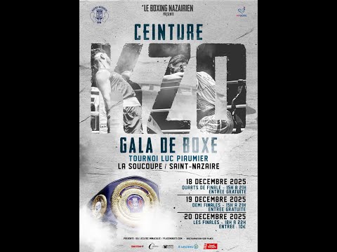 En Live sur BOXINGMAGTV 105 boxeurs participent au tournoi Luc Piaumier Ceintures KZO sur 3 jours