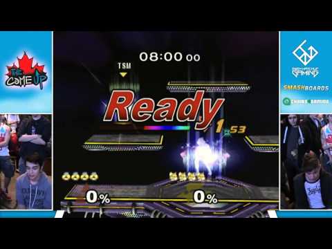 TSM RB Leffen (Fox) vs Villain (Sheik) - TCU2016 - SSBM WQFs