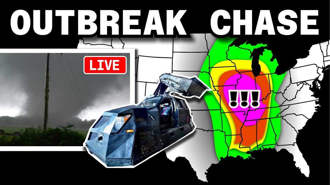 MAJOR TORNADO OUTBREAK - Dozens of Possible in Dixie Alley
