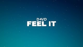 d4vd - Feel It (Lyrics) | (From The Original Series “Invincible”)