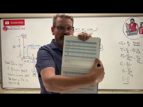 Mechanics of Materials: Lesson 11 - Modulus of Elasticity Example Problem