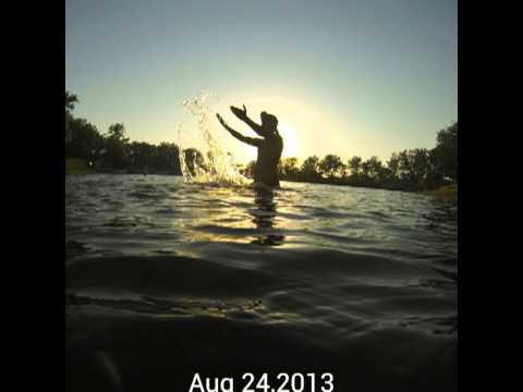 Longboarding and lake With Alexander Keck short slide