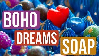 USING 10 DIFFERENT FRAGRANCE OILS!? = Boho Dreams Soap | Royalty Soaps